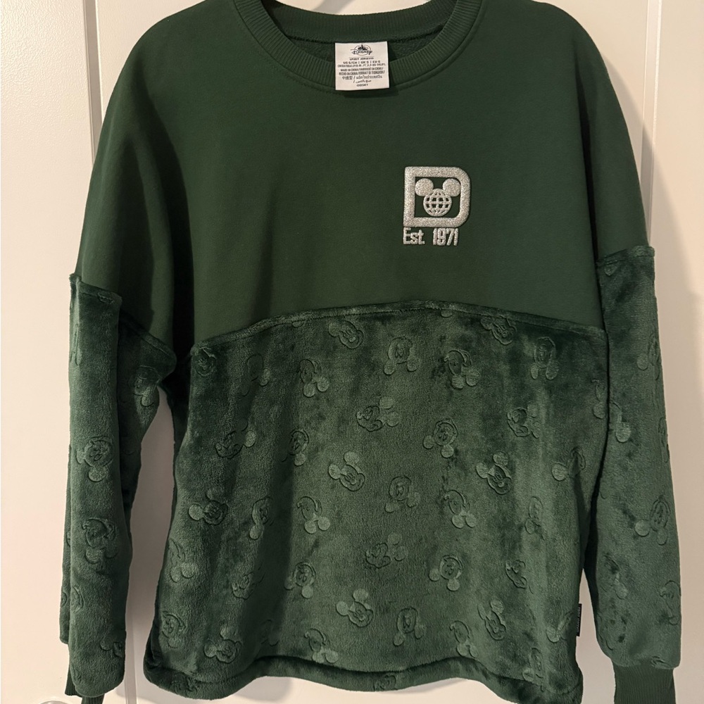 Green Women’s Disney Spirit Jersey Style Sweatshirt